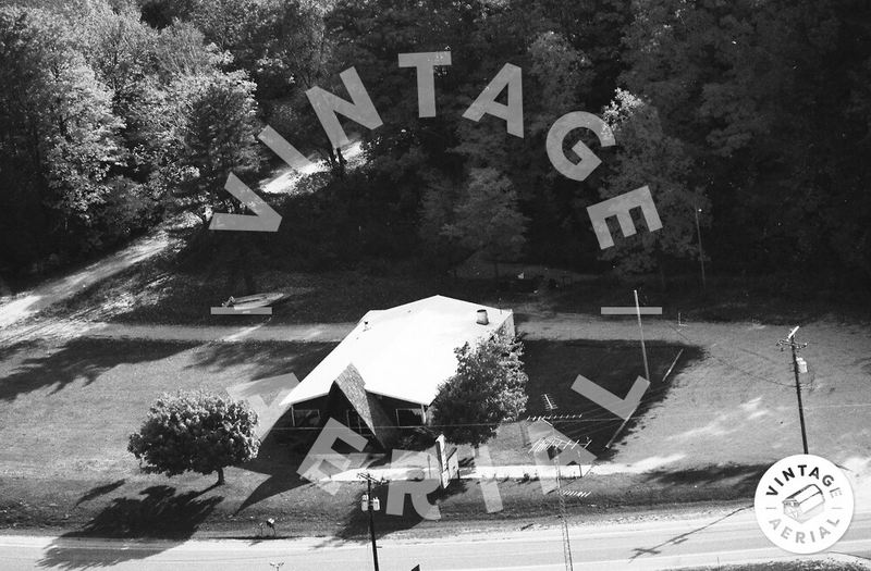 Buccaneer Inn (Mister Charlies Buccaneer Inn) - 1983 Aerial Across Street From Restaurant On The Lake (newer photo)